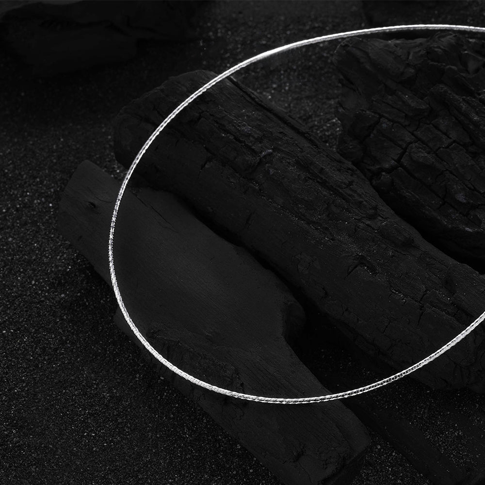 Essential| D-pow Dainty Meteor 925 Silver Necklace 50cm (19.7'')