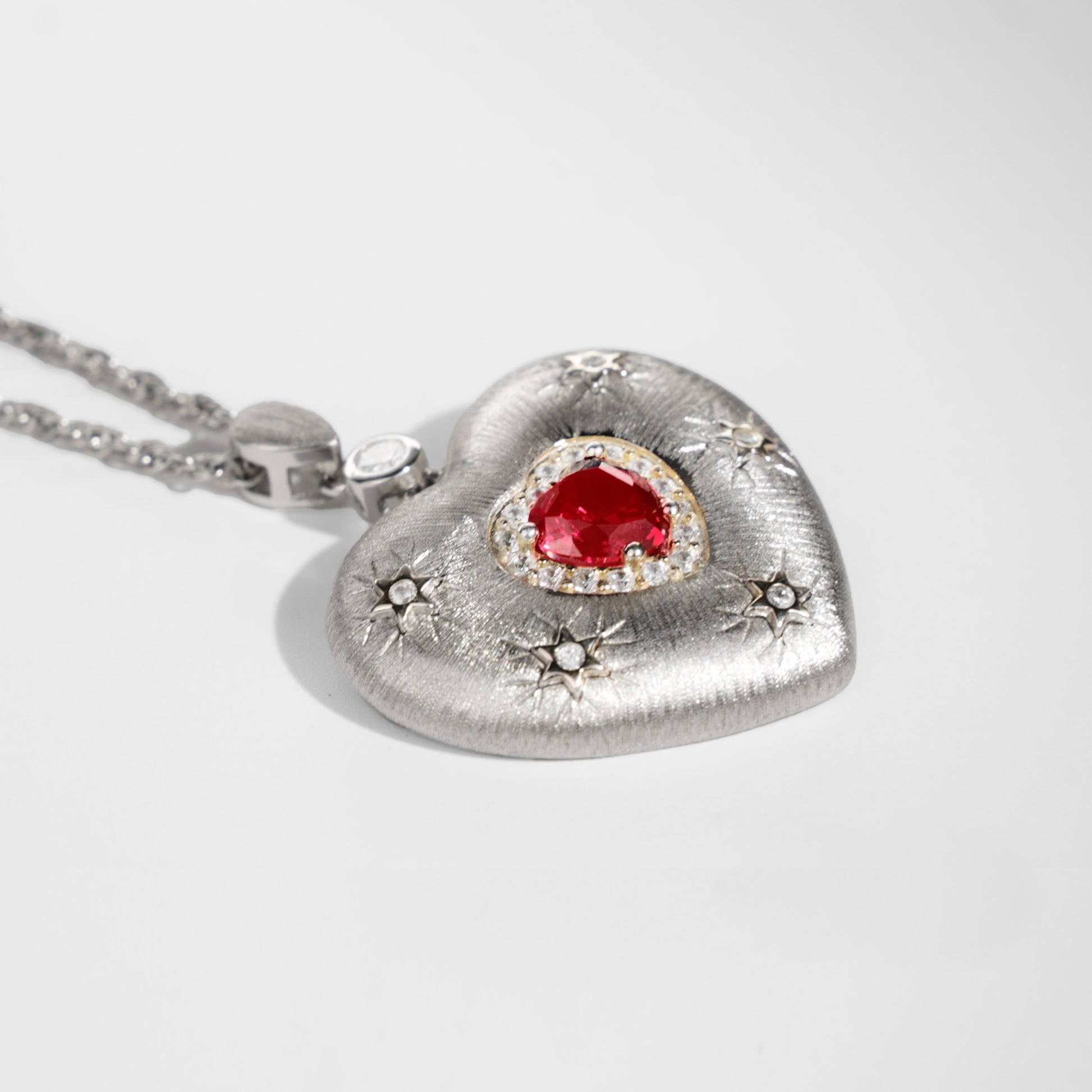 Plato's Heart | D-pow Fine Custom-Made Sterling Silver Love Necklace 49cm (19.3'')