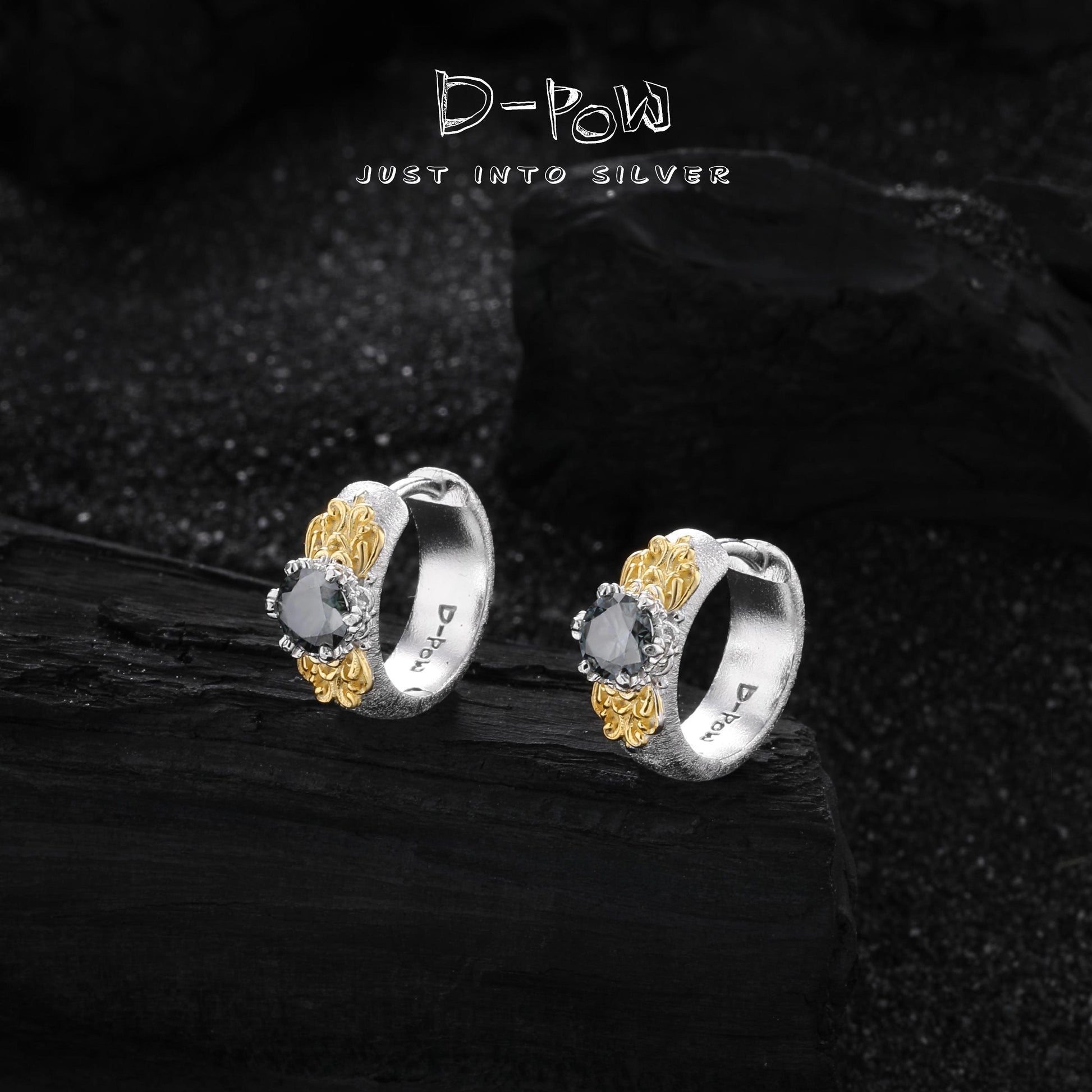 Gold-tone Eternal Gleam ear clips with delicate filigree detail and brilliant moissanite accents.
