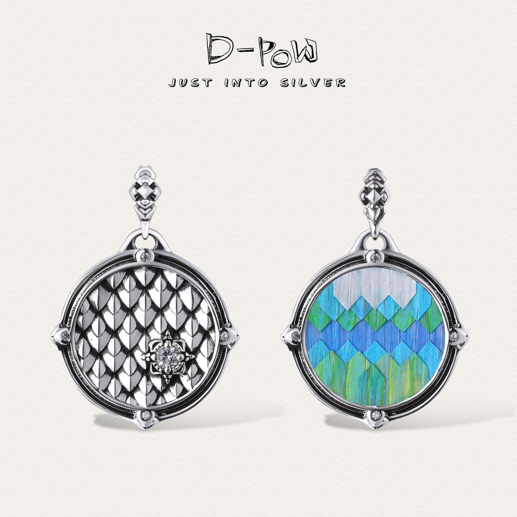 [Aqua Mirage Series] D-POW Dual-Sided Pendant