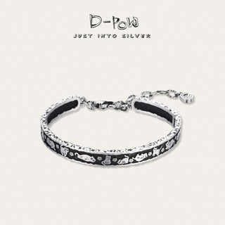 D-POW Sterling Silver Cat Charm Bracelet - D-POW