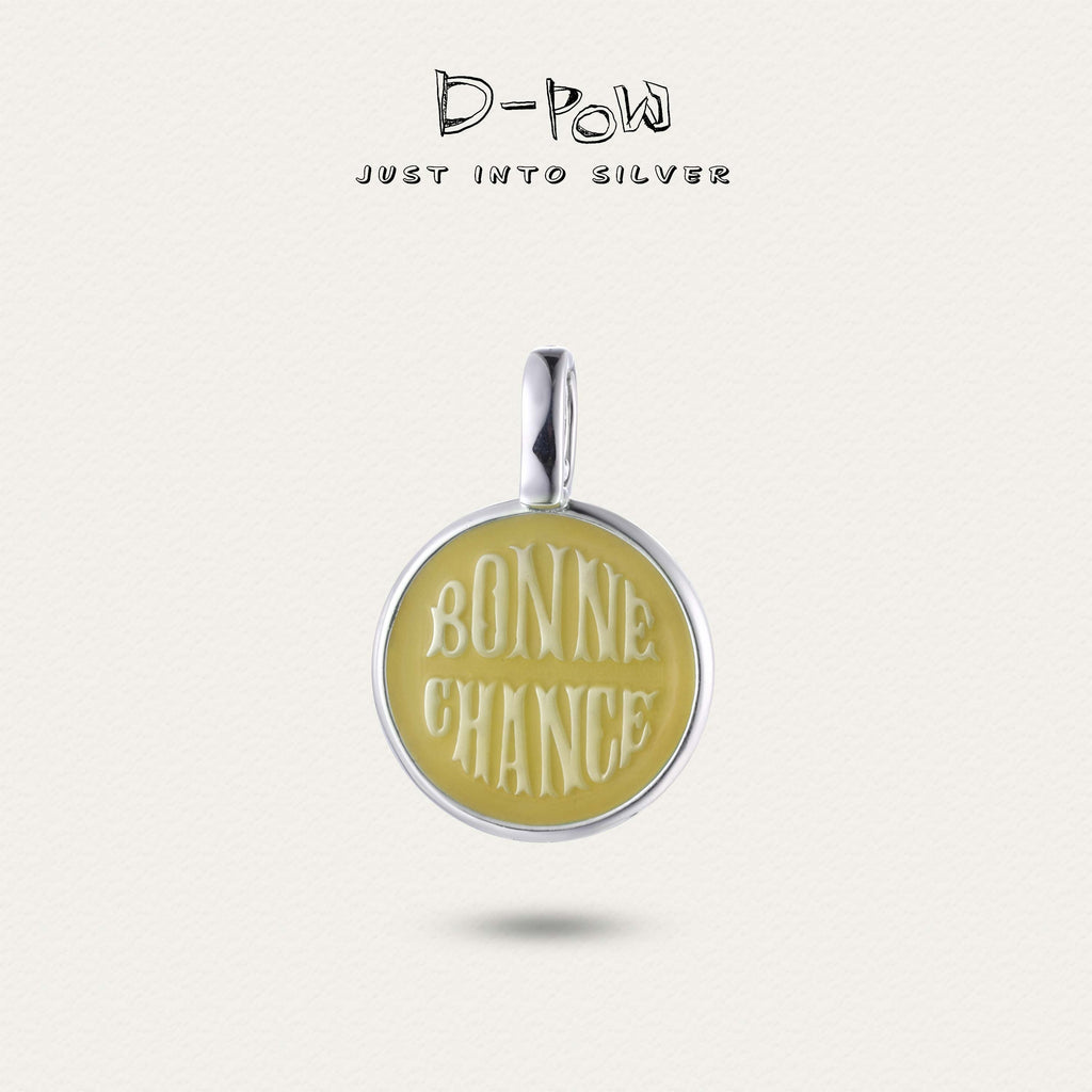 [Bonne Chance] D-POW Lucky Charm Pendant – Minimalist, Colorful & Universally Stylish