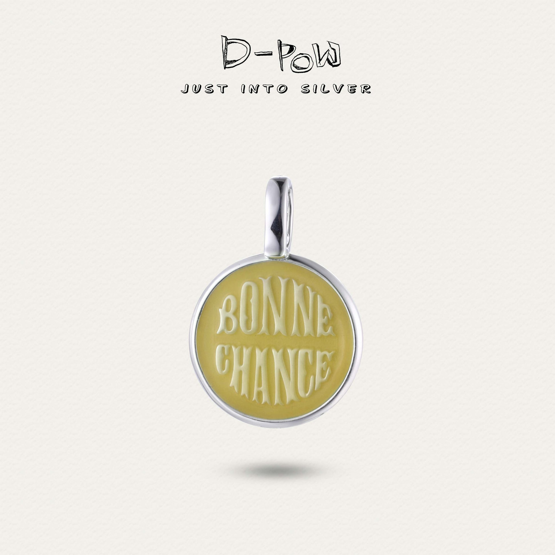 [Bonne Chance] D-POW Lucky Charm Pendant – Minimalist, Colorful & Universally Stylish