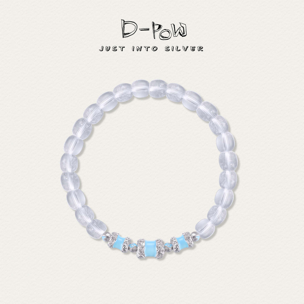 [Dragon Vein] D-POW Artisan White Quartz Guardian Bracelet