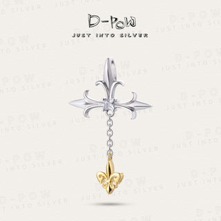 D-POW Classic Sterling Silver Cross Pendant