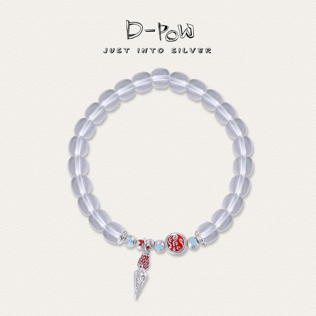 [Twin Flame Talisman] D-POW Clarity Quartz Bracelet