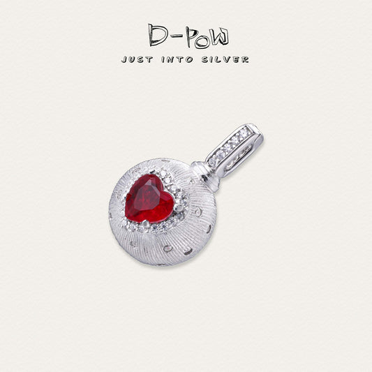[Cosmic Amour Speical Edition] D-POW Haute Couture Peach-Motif Pendant in 925 Sterling Silver