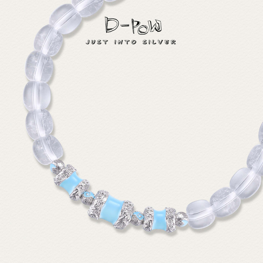 [Dragon Vein] D-POW Artisan White Quartz Guardian Bracelet