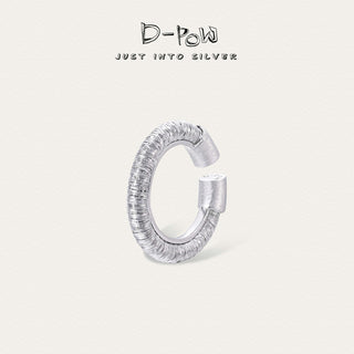 D-POW Spirale Coiled Texture Open Ring - D-POW