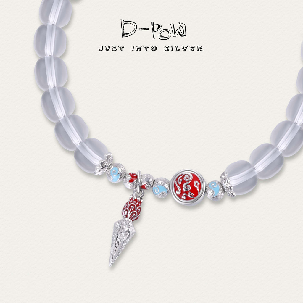 [Twin Flame Talisman] D-POW Clarity Quartz Bracelet