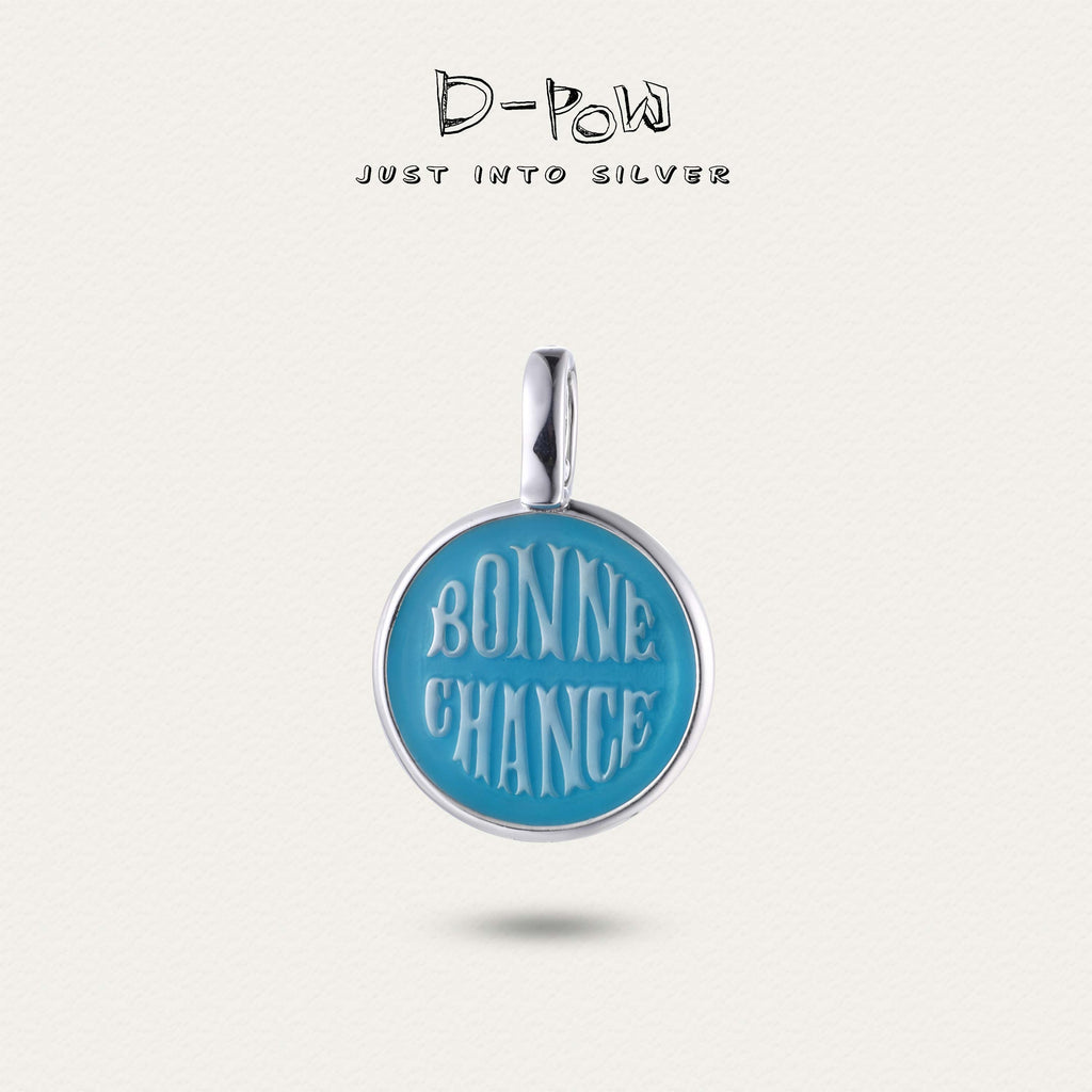 [Bonne Chance] D-POW Lucky Charm Pendant – Minimalist, Colorful & Universally Stylish
