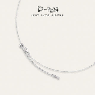 [Milk Foam] D-POW 925 Sterling Silver Shell Pendant Necklace – 47cm - D-POW