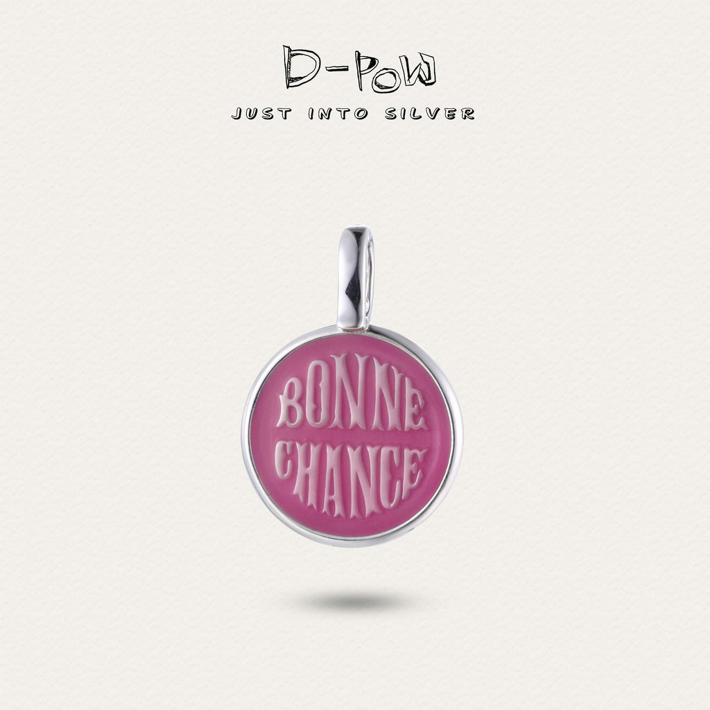 [Bonne Chance] D-POW Lucky Charm Pendant – Minimalist, Colorful & Universally Stylish
