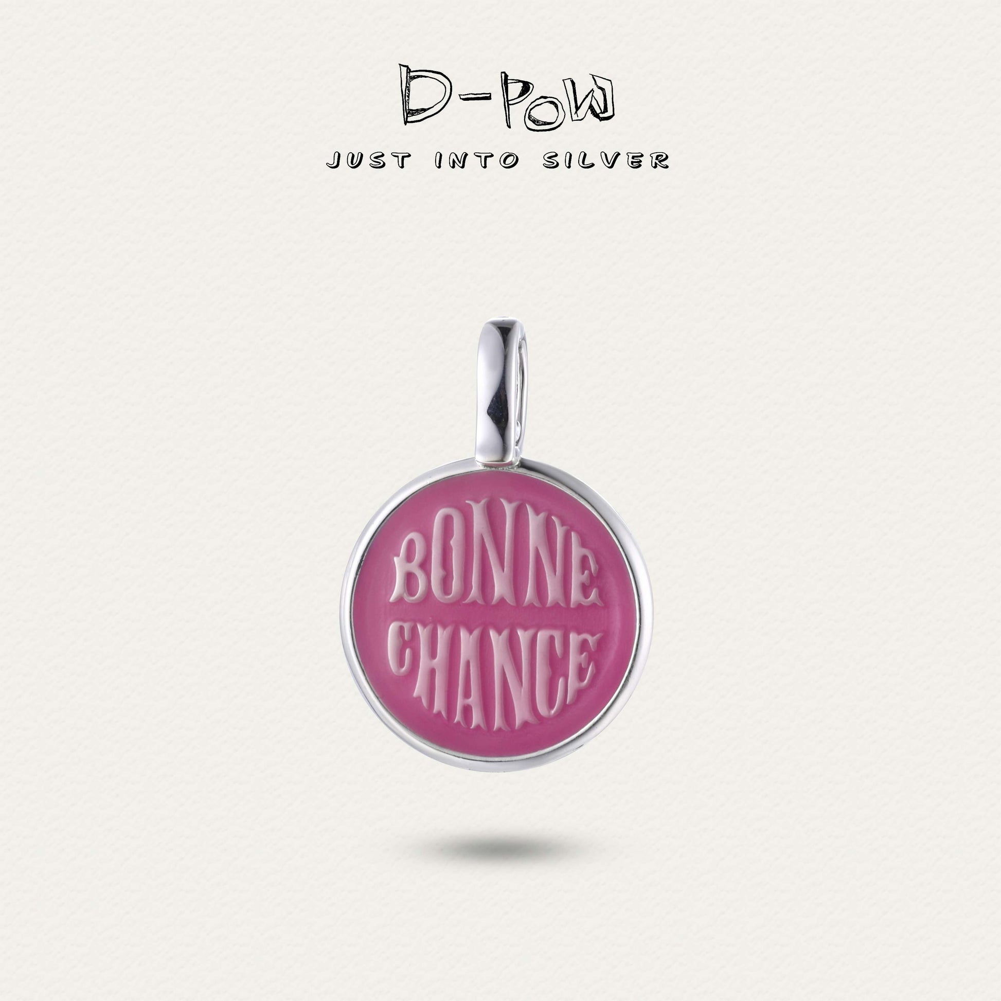 [Bonne Chance] D-POW Lucky Charm Pendant – Minimalist, Colorful & Universally Stylish