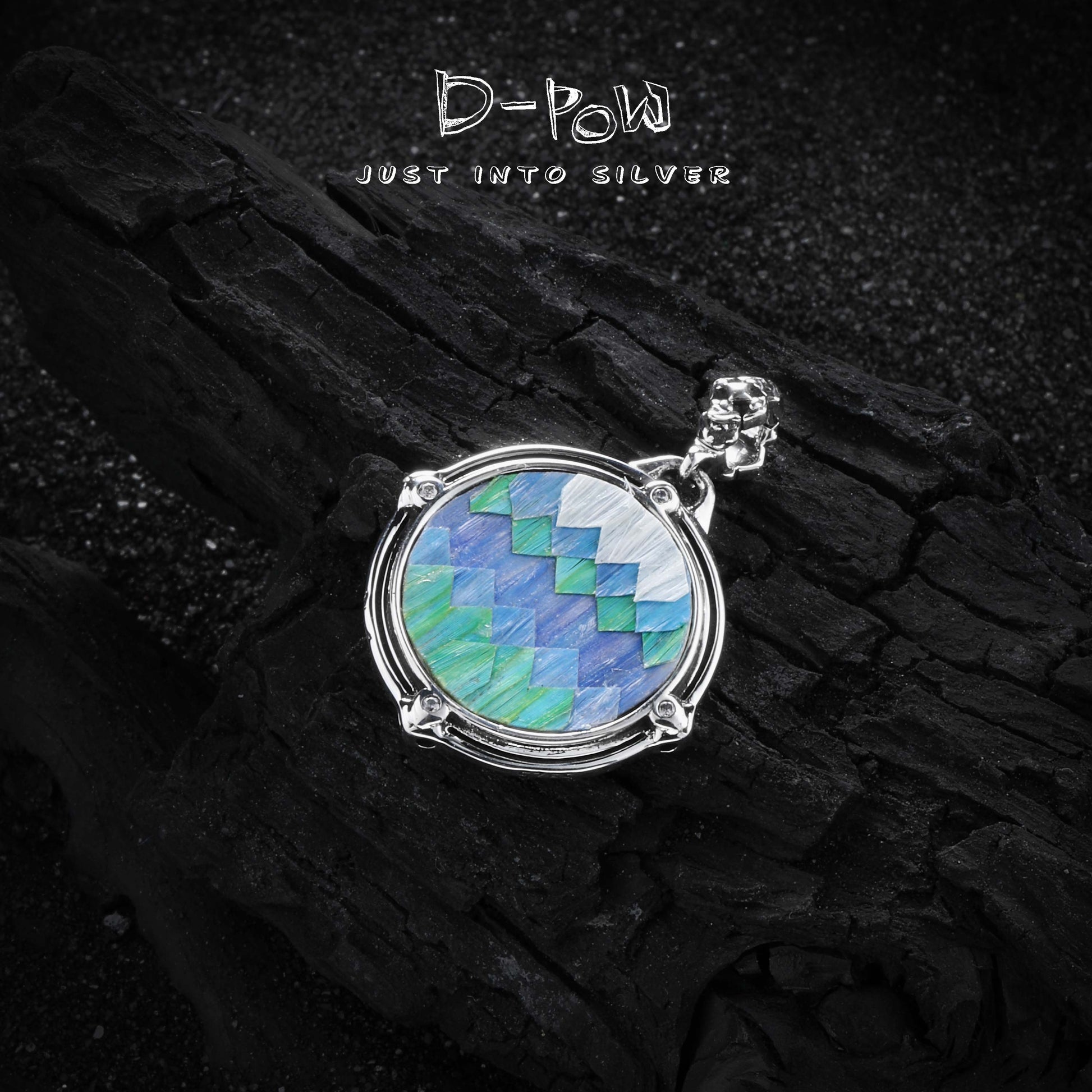 [Aqua Mirage Series] D-POW Dual-Sided Pendant