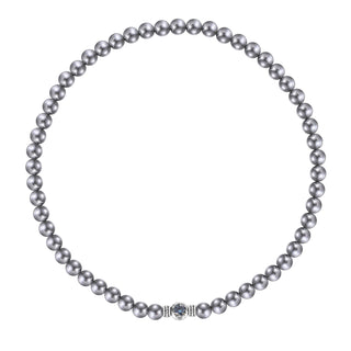 D-Pow Crown Bracelet – 925 Sterling Silver with Cubic Zirconia, Luxury Designer Style - D-POW