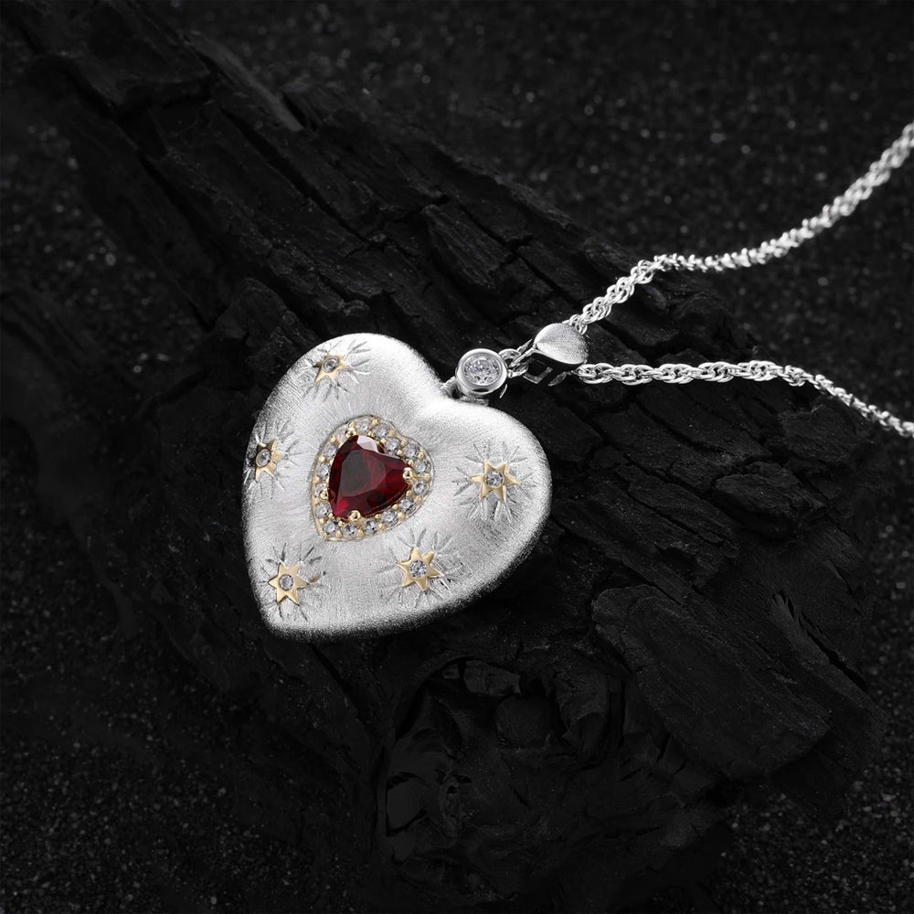Plato's Heart | D-pow Fine Custom-Made Sterling Silver Love Necklace 49cm (19.3'')