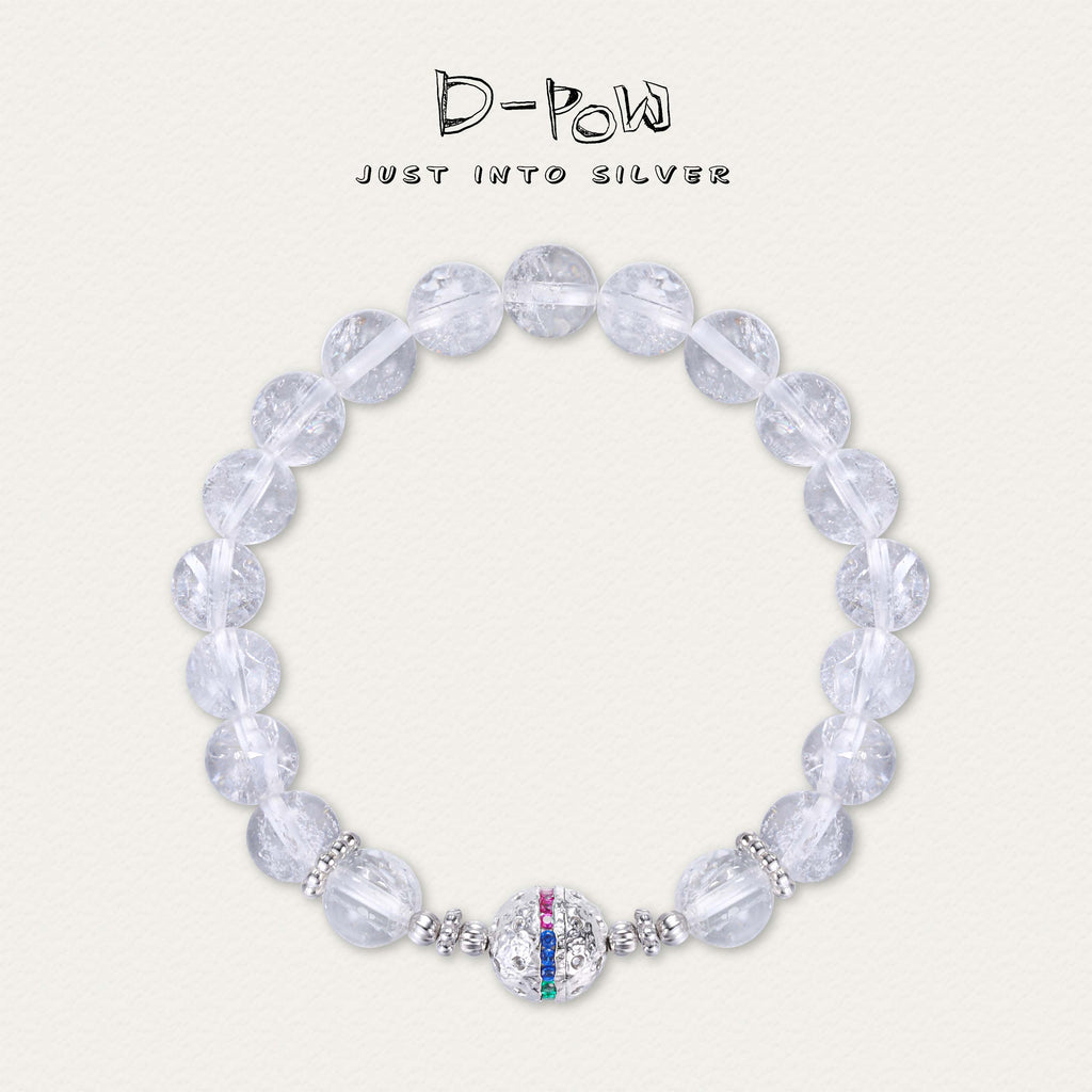 [Aurora Gleam] D-POW Aurora Charm White Arsa Elite Bracelet