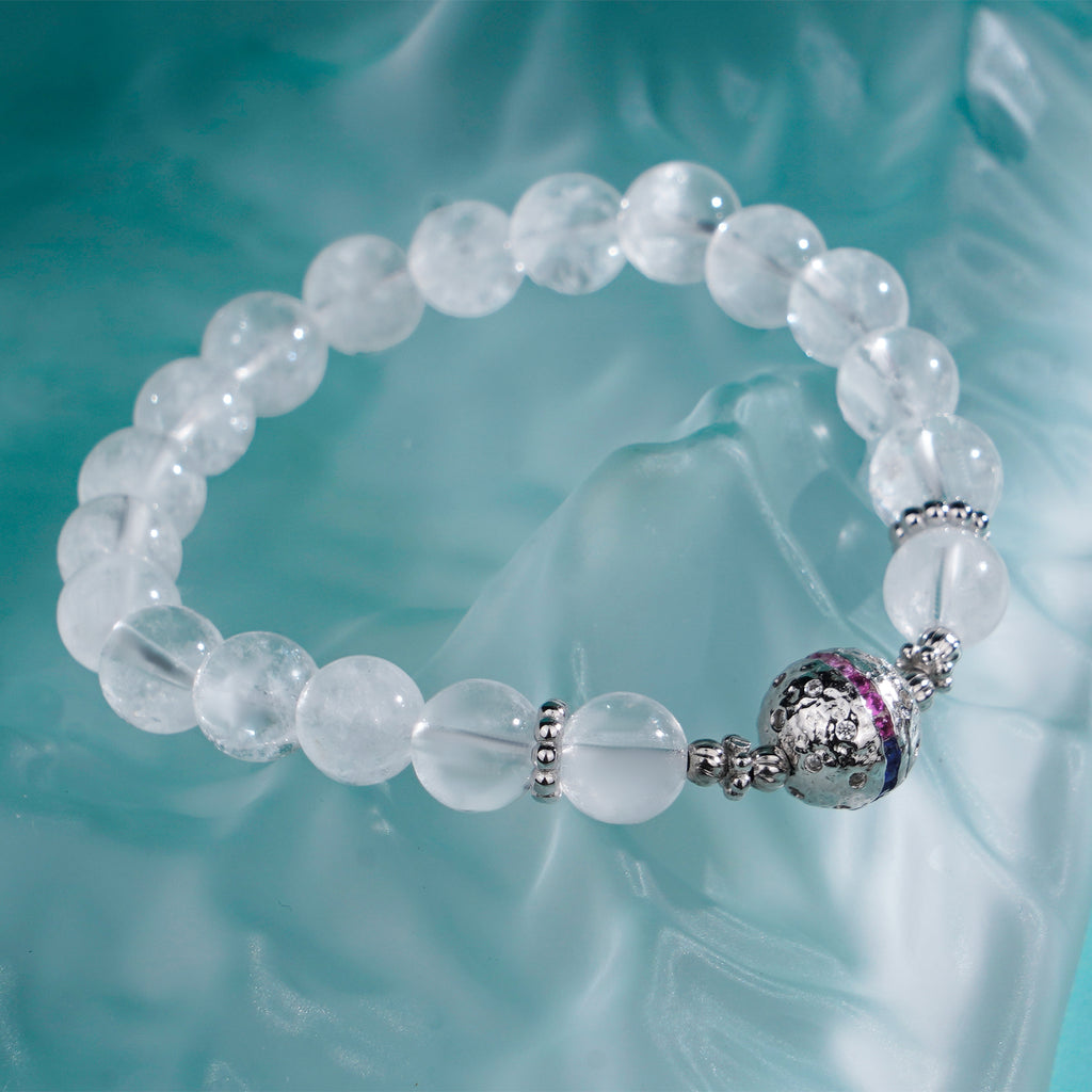 [Aurora Gleam] D-POW Aurora Charm White Arsa Elite Bracelet