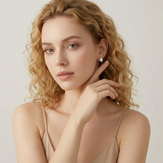 D-POW 925 Sterling Silver Spade Stud Earrings – Playing Card Inspired Jewelry | D-POW