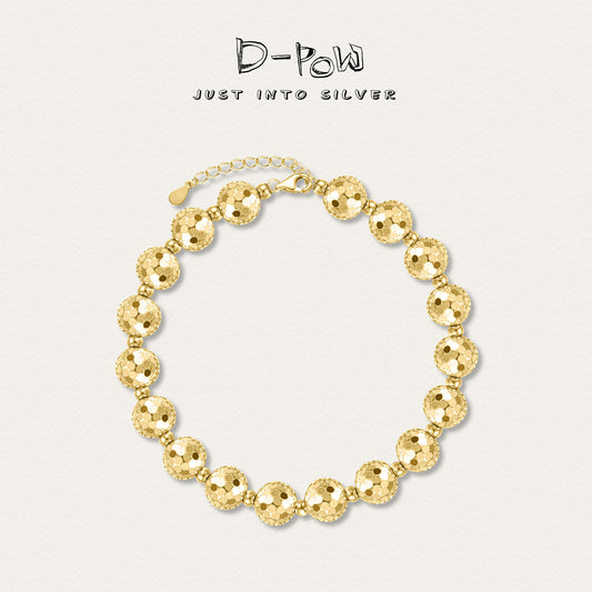 [Frozen Echo] D-POW Fractured Cosmos Sterling Silver Bracelet 19.5cm (7.68")