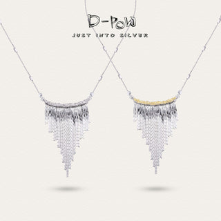 [Midnight Galaxy] D-POW Sterling Silver Necklace - D-POW