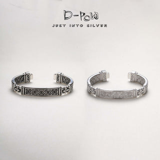 S925 Sterling Silver& Leather Bracelet Base Chain – Pendant Not Included