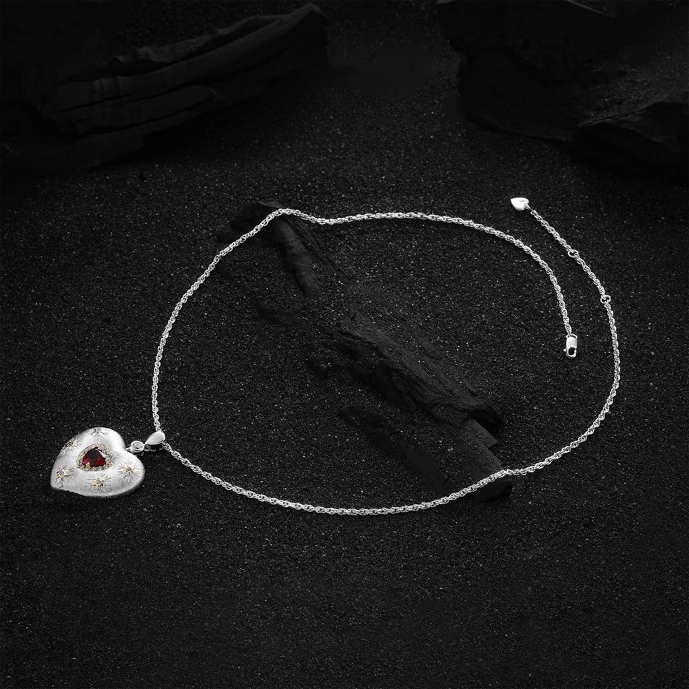Plato's Heart | D-pow Fine Custom-Made Sterling Silver Love Necklace 49cm (19.3'')