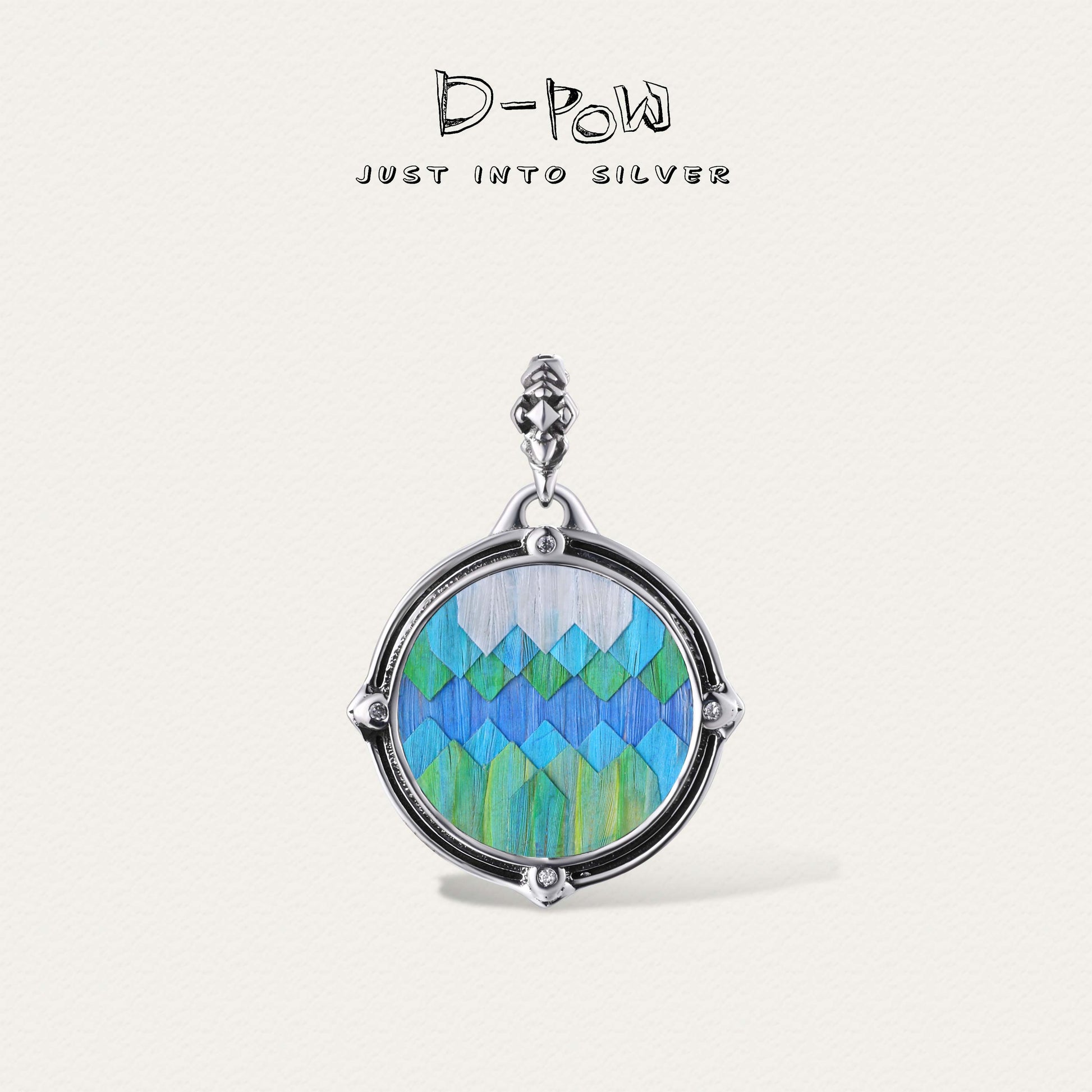 [Aqua Mirage Series] D-POW Dual-Sided Pendant