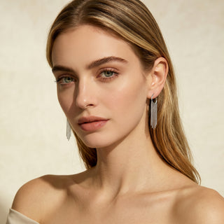 D-Pow S925 Sterling Silver Earrings – Minimalist Dainty Earrings for Women - D-POW