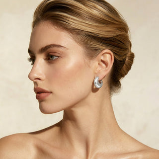 D-Pow 925 Sterling Silver Red Earrings | Elegant Light Luxury Fashion Jewelry - D-POW