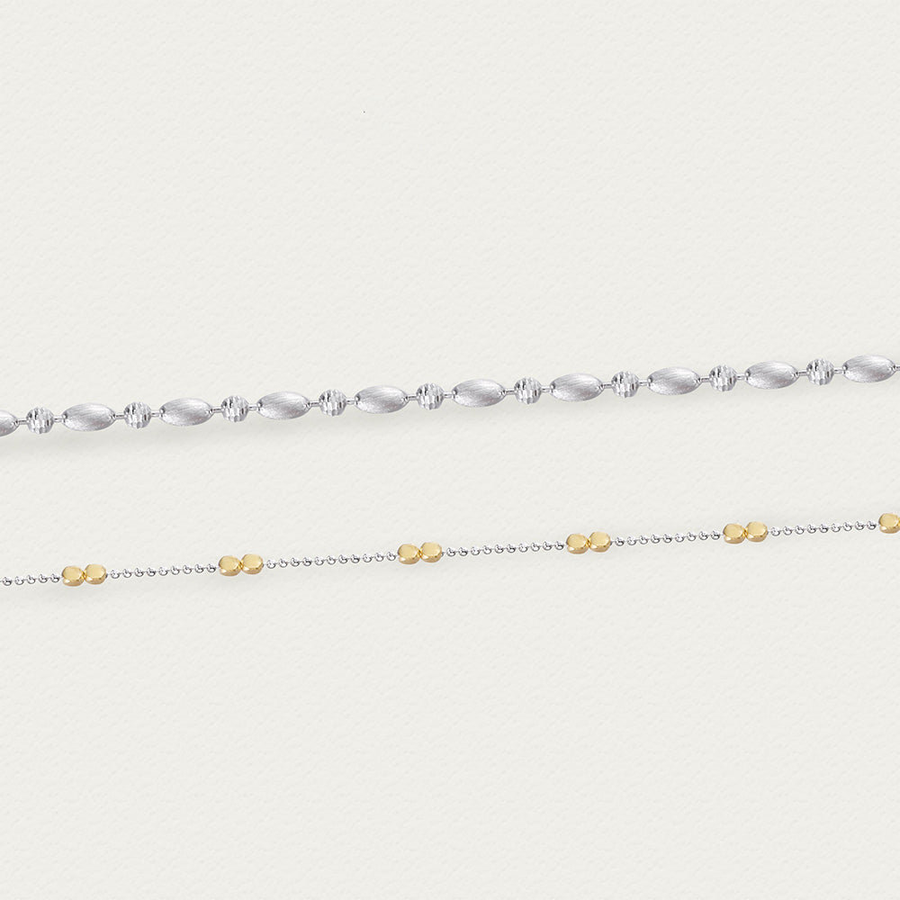 Essential | D-POW Ice Crystal Small Gold Diamond Haute Couture Necklace