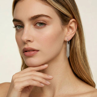 D-Pow S925 Sterling Silver Earrings – Minimalist Dainty Earrings for Women - D-POW