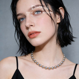 D-Pow S925 Sterling Silver “Moonlight Mini Gold Diamond” South Sea Gold Pearl Necklace & Bracelet - D-POW