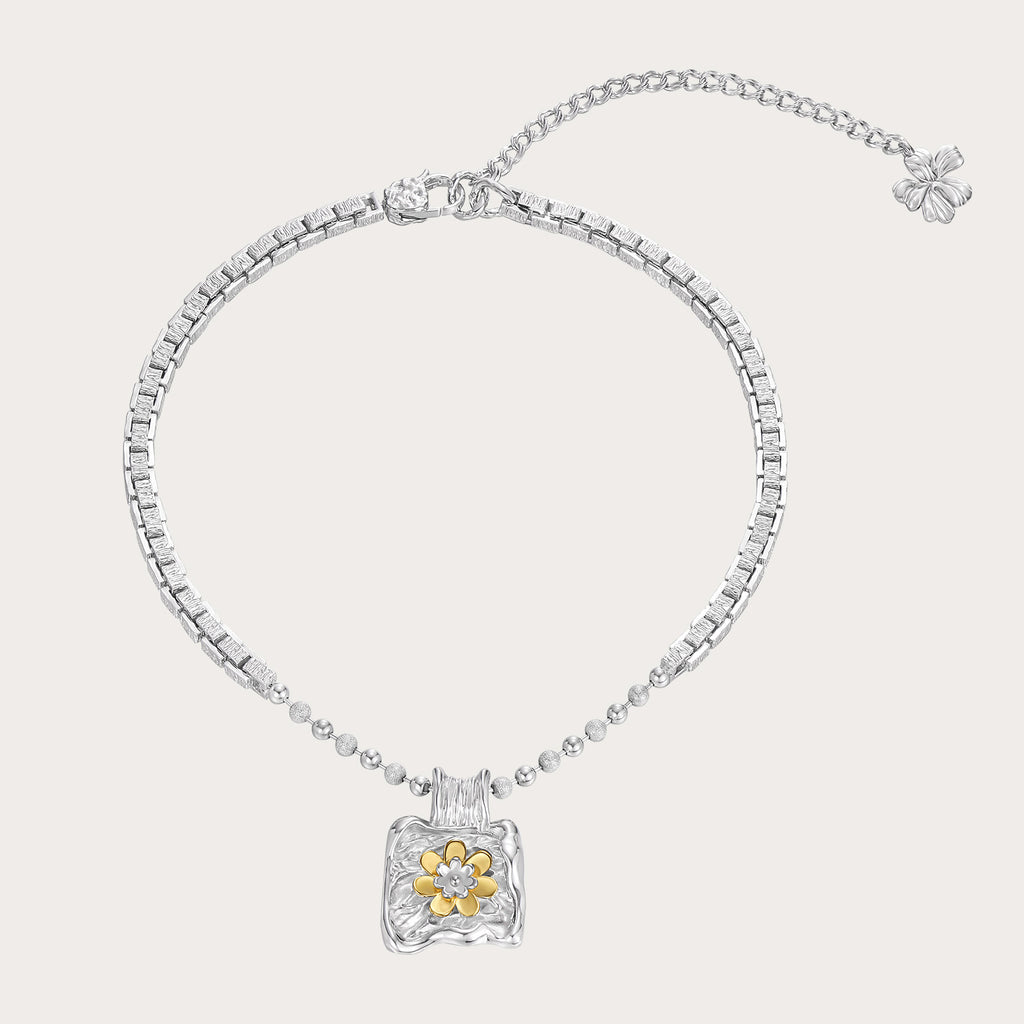 [Luminous Bloom] D-POW Luminous Bloom Medal Necklace (50cm)