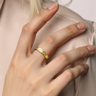 🔥[50% off Sale] D-POW Sterling Silver Adjustable 'Crushed Ice' Statement Ring - D-POW