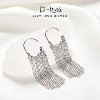 D-Pow S925 Sterling Silver Earrings – Minimalist Dainty Earrings for Women - D-POW