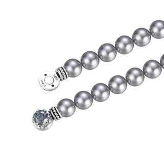 D-Pow Crown Bracelet – 925 Sterling Silver with Cubic Zirconia, Luxury Designer Style - D-POW