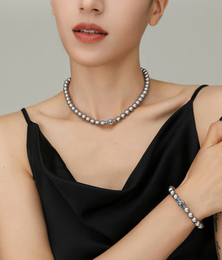 D-Pow Crown Bracelet – 925 Sterling Silver with Cubic Zirconia, Luxury Designer Style - D-POW