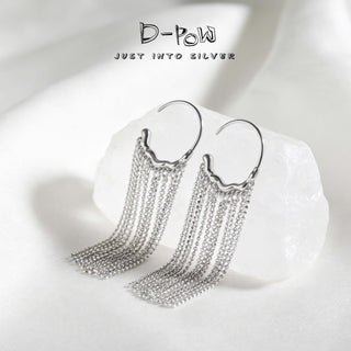 D-Pow S925 Sterling Silver Earrings – Minimalist Dainty Earrings for Women - D-POW