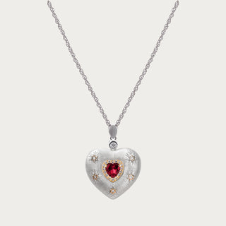 Plato's Heart | D-pow Fine Custom-Made Sterling Silver Love Necklace 49cm (19.3'') - D-POW