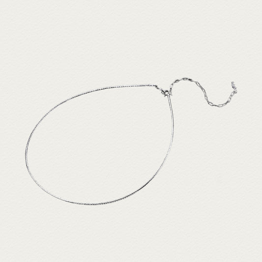 Essential| D-pow Dainty Meteor 925 Silver Necklace 50cm (19.7'')