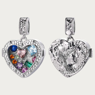 D-Pow 925 Sterling Silver Goddess Treasure Box Pendant Necklace - D-POW
