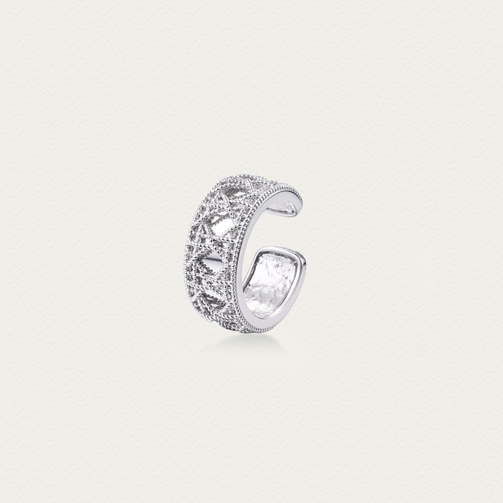 [Tyndall Light] D-pow Ice Crystal Lace Haute Couture Ring