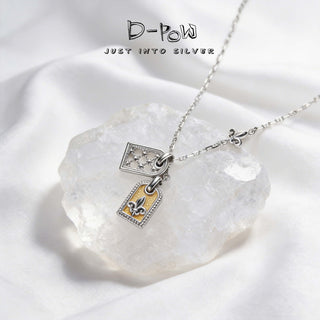 D-Pow S925 Sterling Silver Necklace – 53cm Minimalist Chain - D-POW