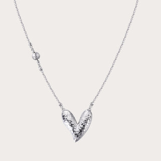 D-POW Baroque-Inspired Icy Peach Jewelry Set – 925 Silver Necklace & Adjustable Ring - D-POW