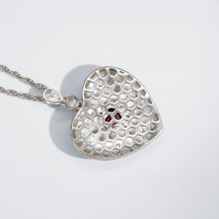 Plato's Heart | D-pow Fine Custom-Made Sterling Silver Love Necklace 49cm (19.3'') - D-POW