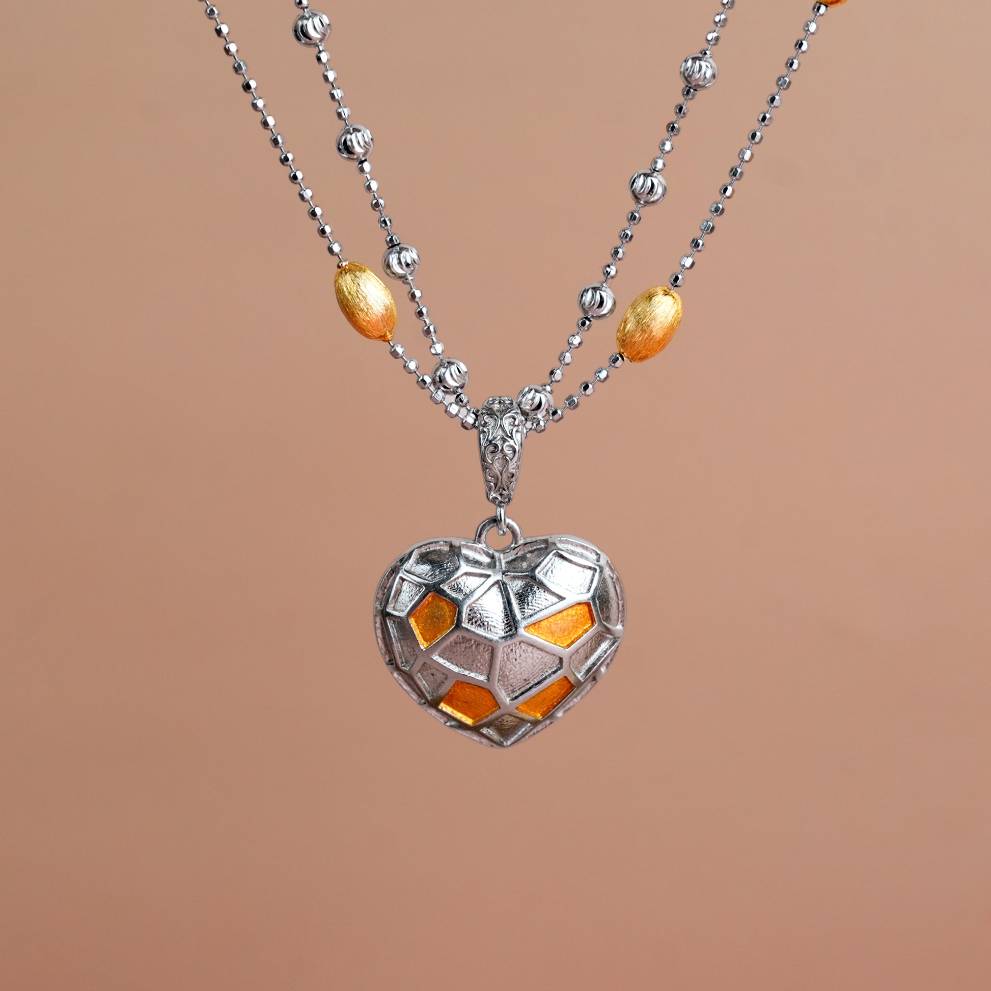 [Frozen Echo] D-POW Ice Cube Heart Treasure Pendant