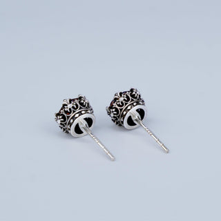 [Eternal Gleam] D-POW 925 Sterling Silver Moissanite Stud Earrings - D-POW