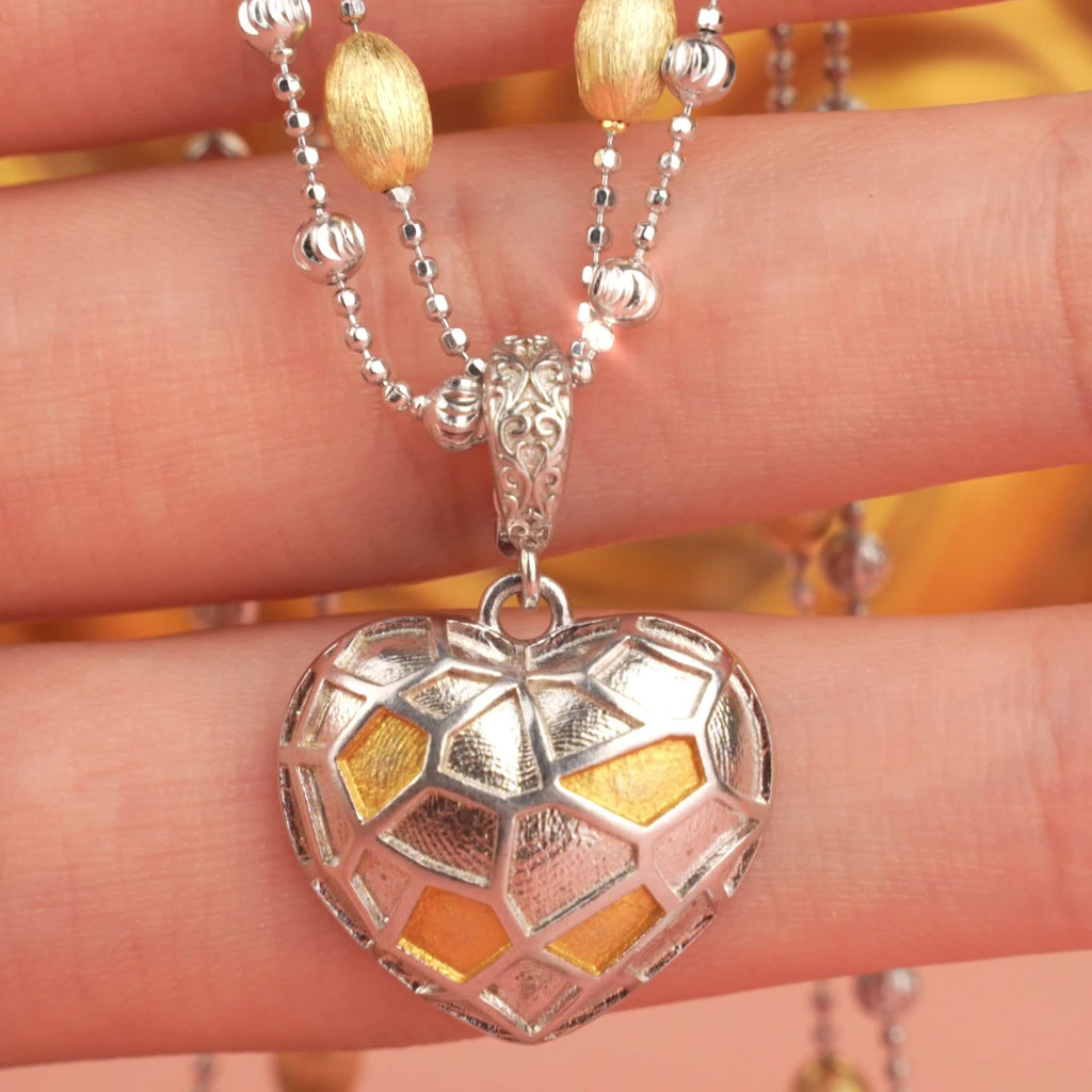 [Frozen Echo] D-POW Ice Cube Heart Treasure Pendant